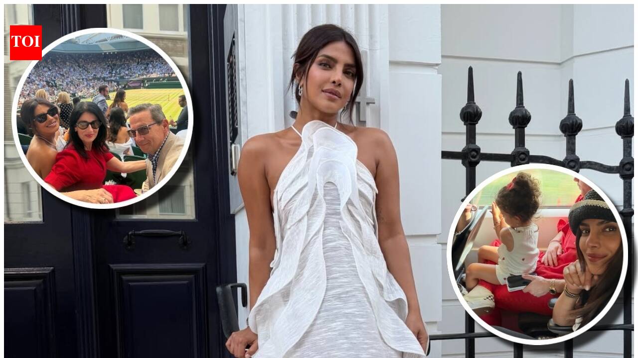 Priyanka Chopra shares best shots from her London vacation: Wimbledon to family time with Nick Jonas, Malti, MIL’s birthday bash