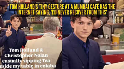 This Mumbaikar was just having tea until Tom Holland smiled and waved at him