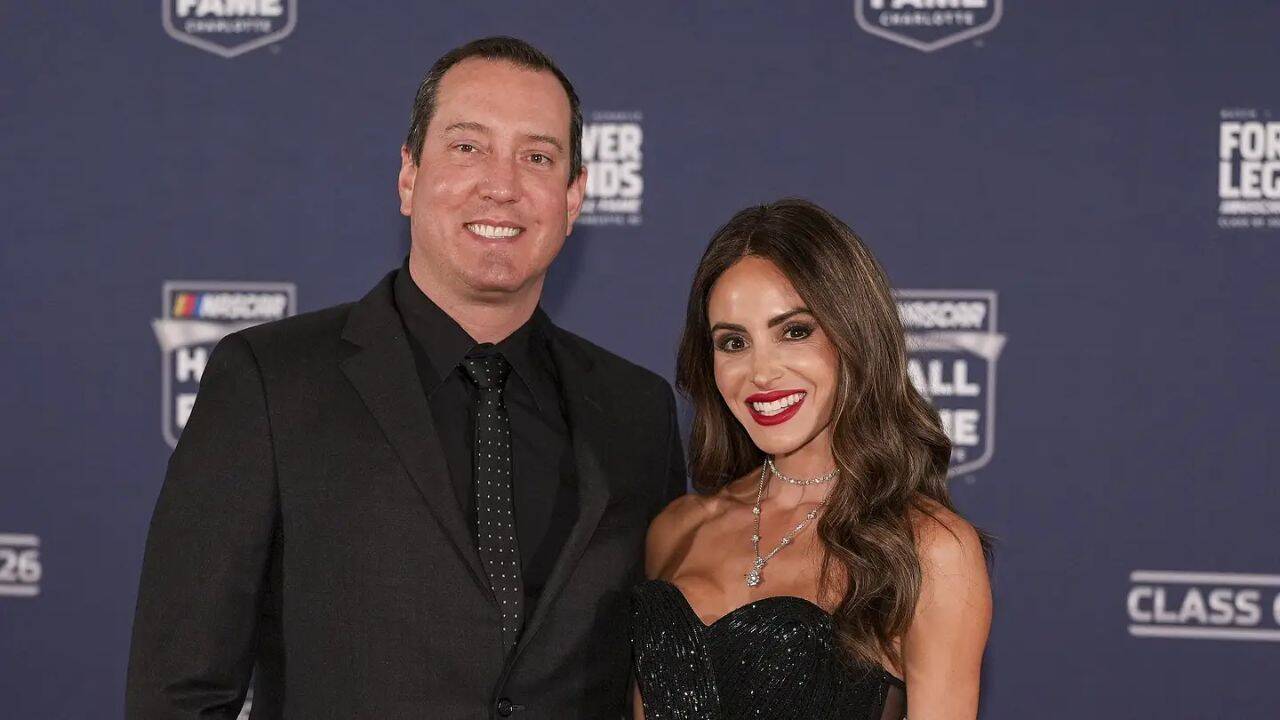 How is Samantha Busch finding strength after the tragic loss of NASCAR legend Kyle Busch?