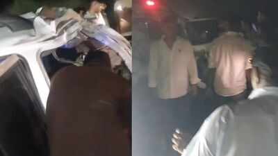5 killed, 3 injured after SUV rams into trailer on Barmer-Jodhpur highway