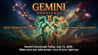 Gemini Horoscope Today, July 14, 2026: Make sure you take proper care of your right eye