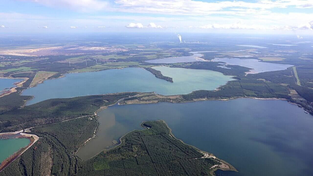 Germany’s mine scars in Lower Lusatia became Europe’s largest artificial lake system, as post-mining restoration turned extraction land into forests, tourism sites and energy projects
