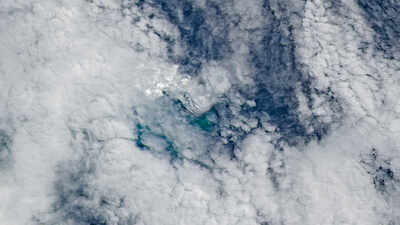 A new island may soon rise from the Pacific Ocean, and NASA is watching it happen from space