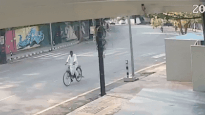 Teen dies as SUV driven by minor hits scooter, crashes into school bus