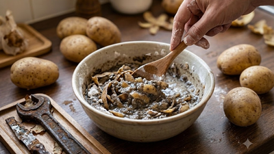 People are mixing potato peels with baking soda to remove rust. Does it actually work?
