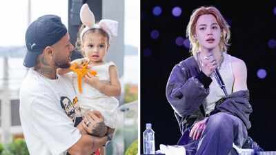 Neymar Jr. 's daughter sparks adorable crossover after revealing her love for BTS' Jimin :"The universe just hit peak cute"