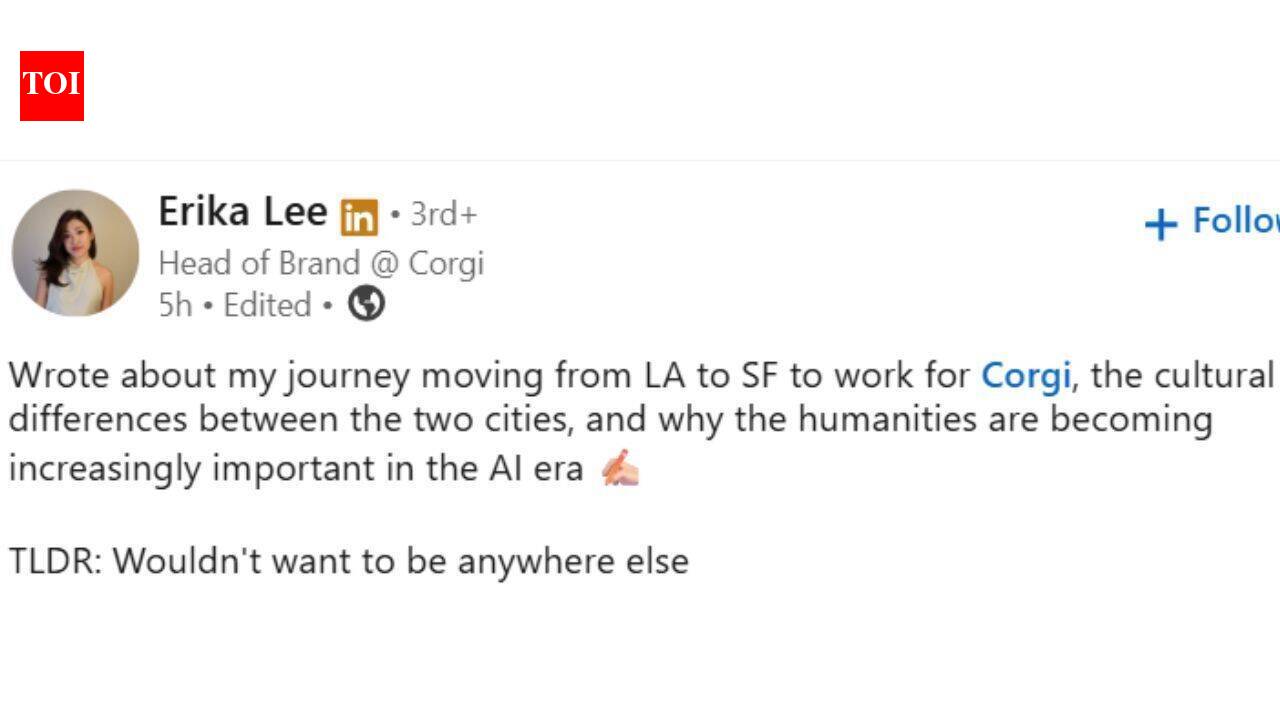 She moved from Los Angeles to San Francisco for an AI job. The biggest difference wasn't the technology