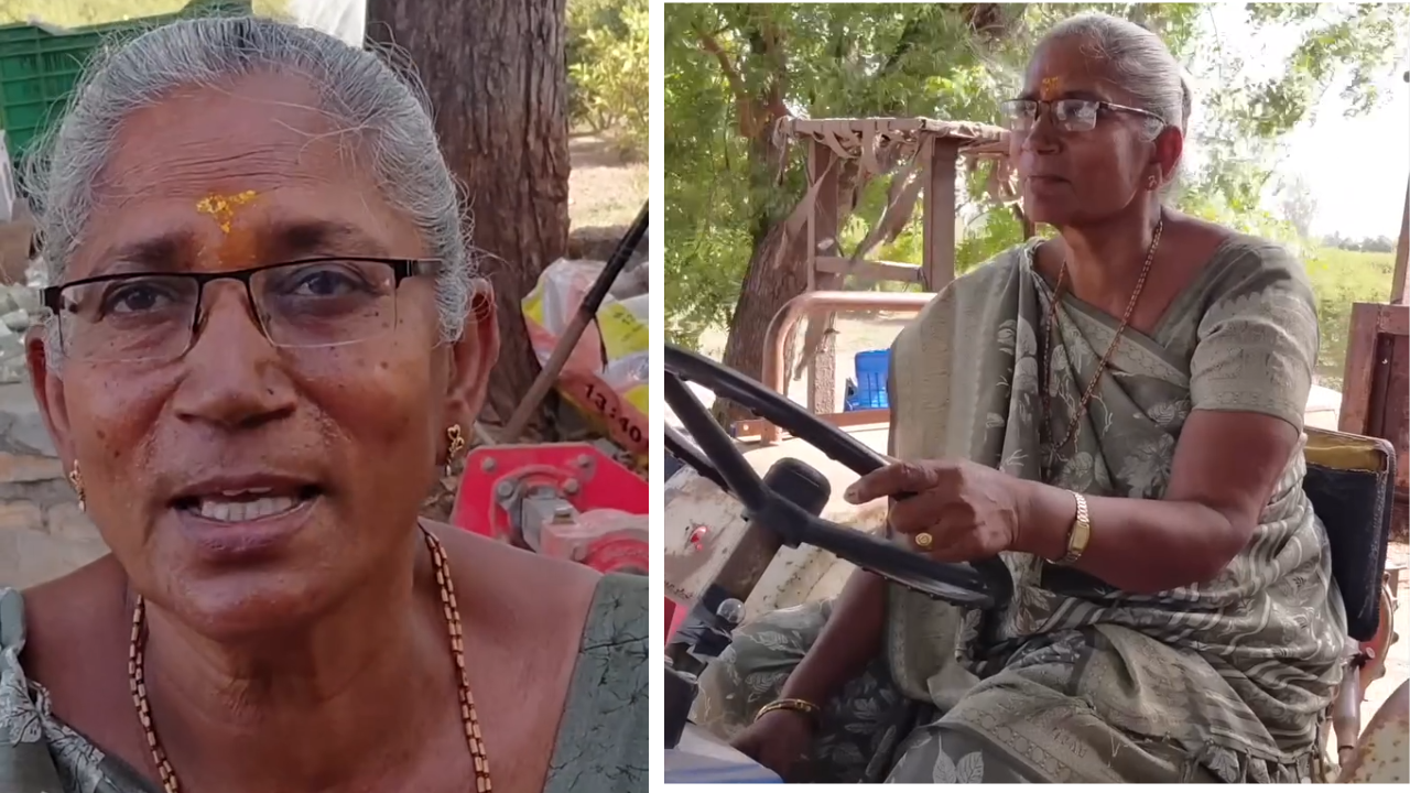 She turned tragedy into strength: The Gujarat woman who learned tractor driving at 40