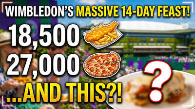  What Wimbledon served during the 14-day tournament