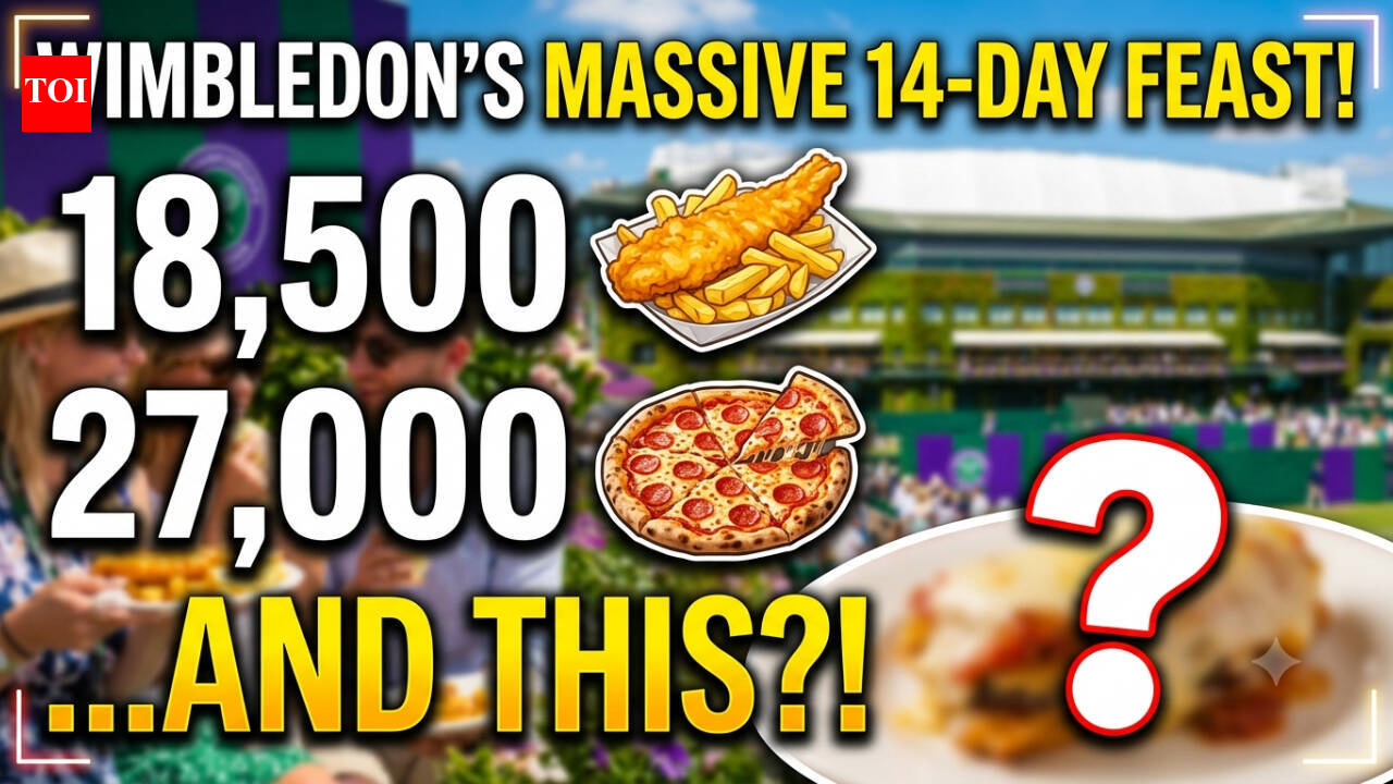 18,500 fish and chips, 27,000 stone-baked pizzas, and...: What Wimbledon served during the 14-day tournament