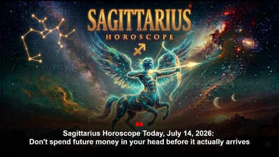 Sagittarius Horoscope Today, July 14, 2026: Don't spend future money in your head before it actually arrives
