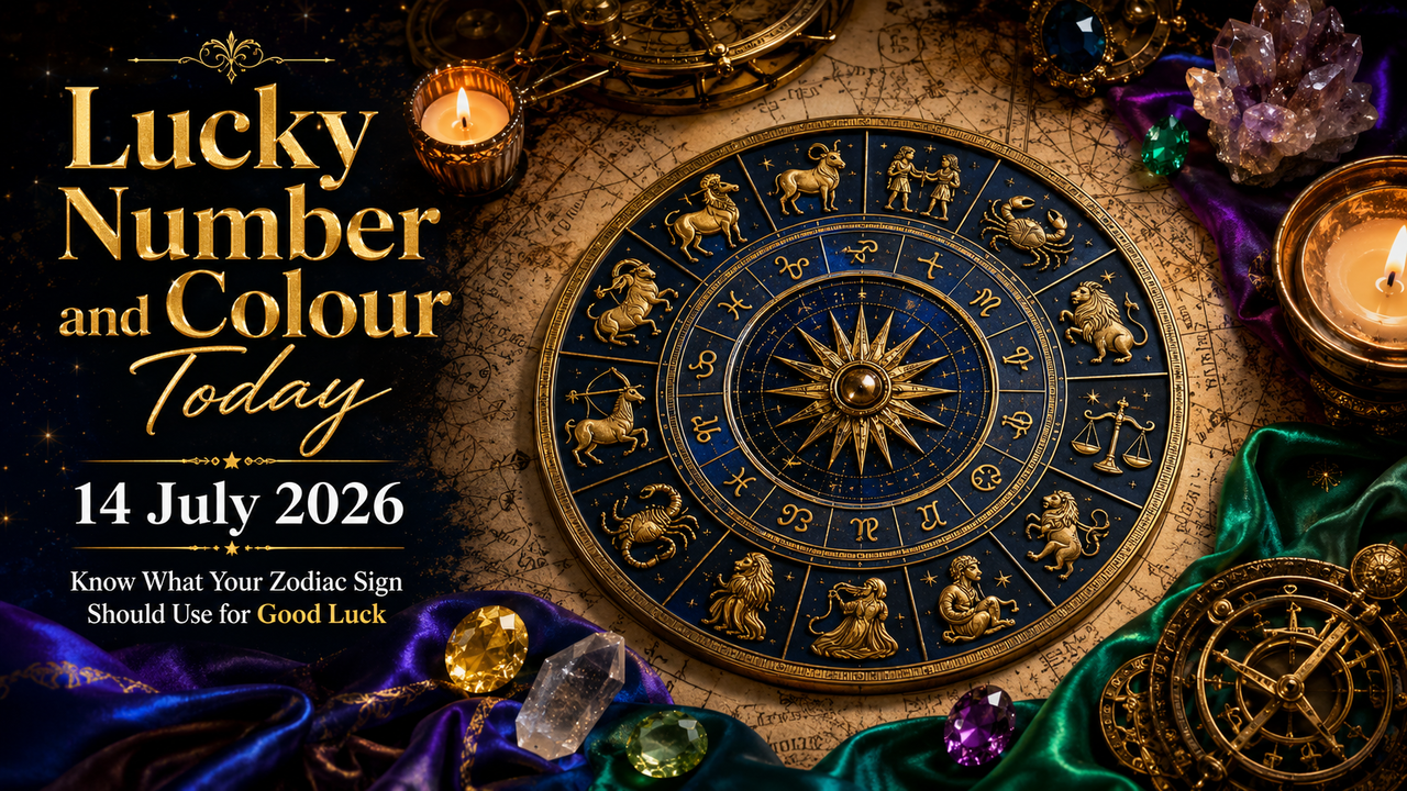 Lucky Number and Colour Today, 14 July 2026: Know What Your Zodiac Sign Should Use for Good Luck