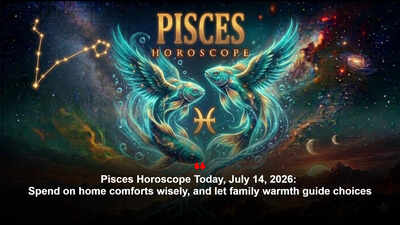 Pisces Horoscope Today, July 14, 2026: Spend on home comforts wisely, and let family warmth guide choices