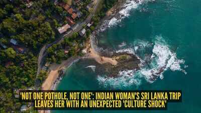 'Not one pothole, not one': Indian woman's Sri Lanka trip leaves her with an unexpected 'culture shock'