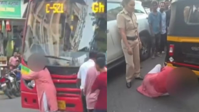 Drunk woman causes traffic chaos in Navi Mumbai's Ghansoli, detained