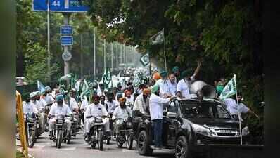Farmers’ rally chokes city and Mohali again