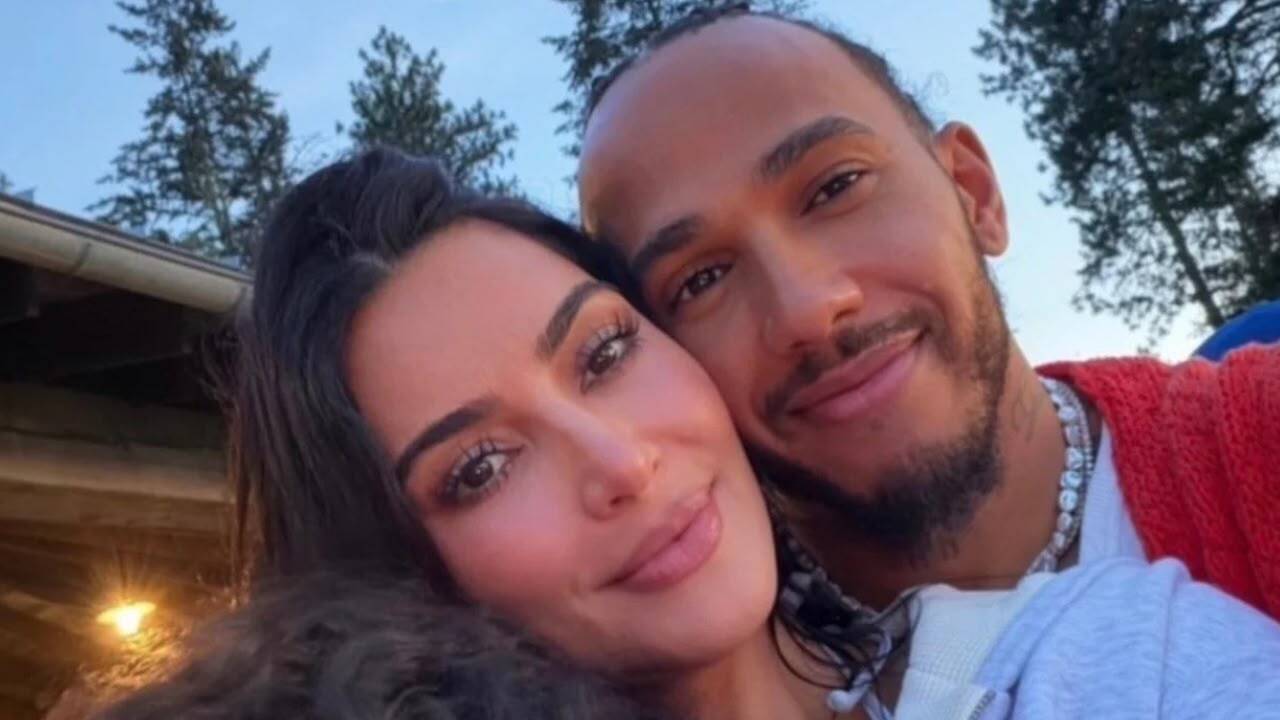 Kim Kardashian’s latest family photos with Lewis Hamilton and North West give fans a rare look at their getaway