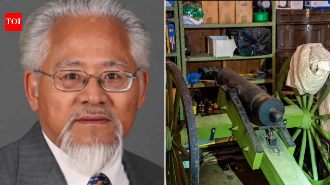 Former Canadian MP held after police uncover arsenal of 439 guns and antique cannon