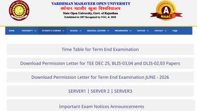 RSCIT admit card 2026 released at vmou.ac.in for July and August exams; download hall ticket here