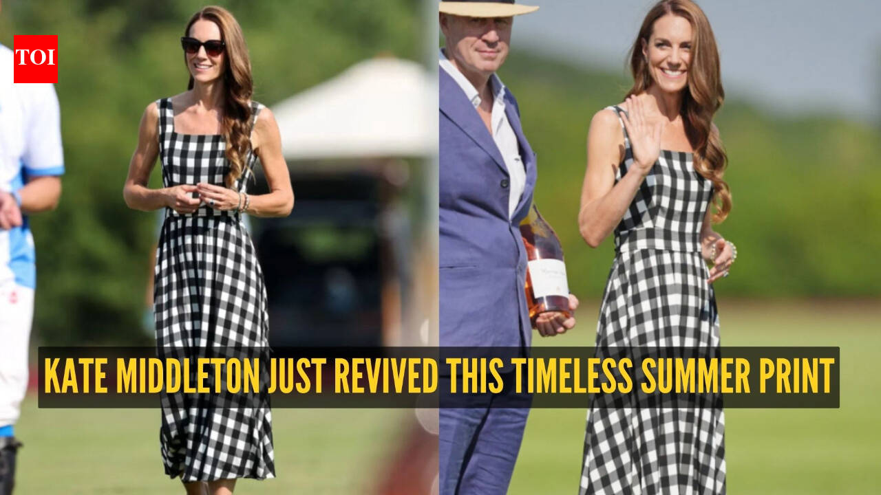 Kate Middleton brings back the timeless gingham dress and it's the easiest summer trend to copy
