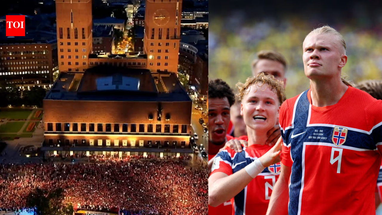 100,000 fans, one final 'Viking Row': Norway receive hero's welcome after historic World Cup campaign | Watch