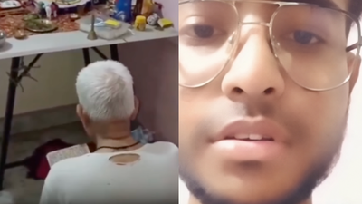 A son called his praying father a “hypocrite”. Here’s why everyone is talking about the viral video