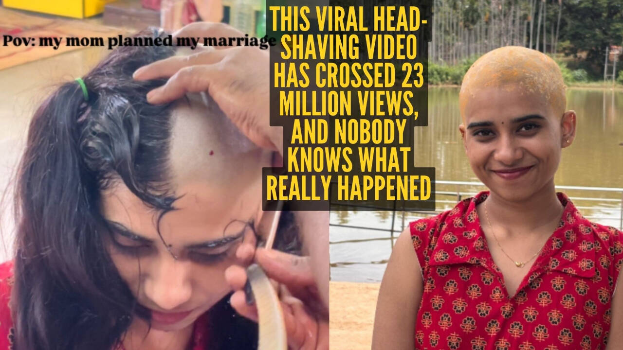 Woman shaves off her hair after posting “My mom planned my marriage”; video with 23-million-views video has everyone talking