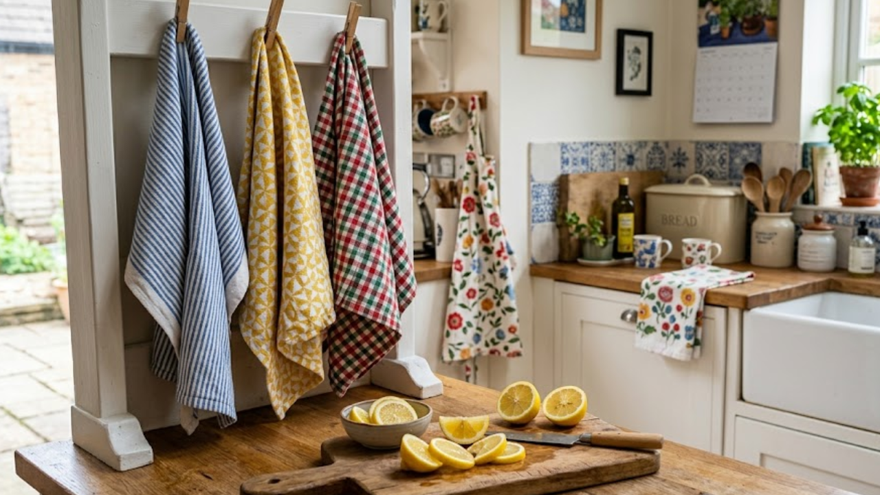 A cleaning expert says never put dirty dish towels in the washing machine: Boil them in lemon juice and natural soap instead