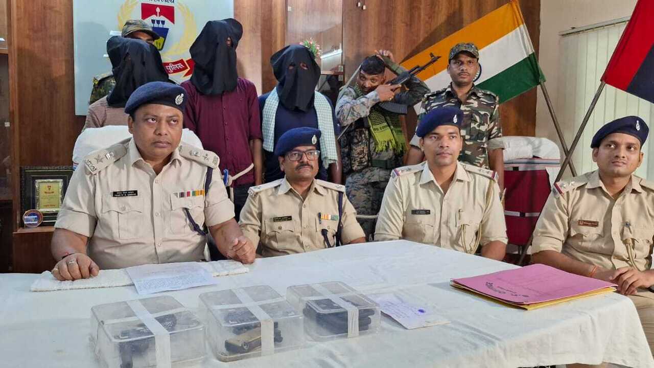 Three Rahul Dubey Gang Members Arrested In Chatra’s Tandwa Coal Belt, Firearms Seized
