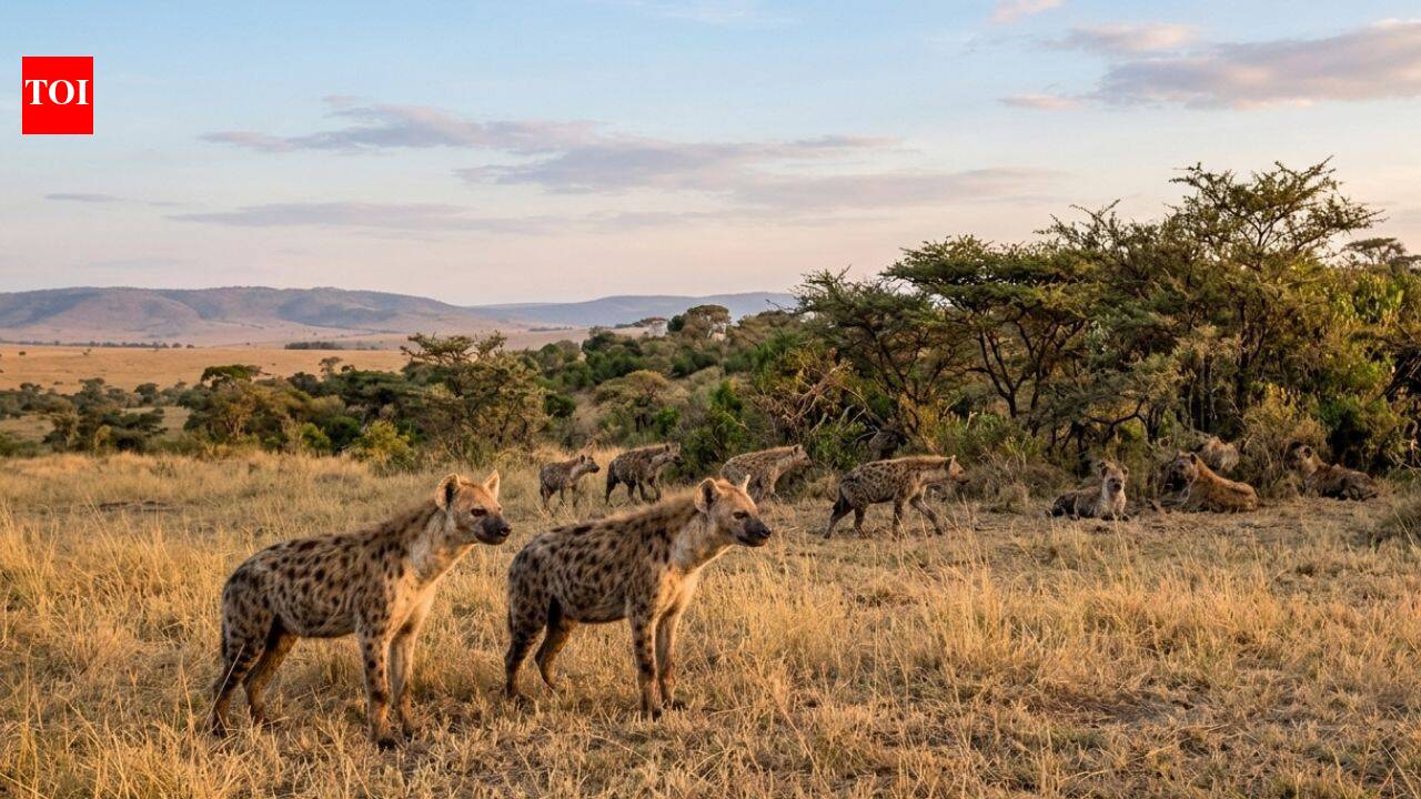 Scientists discover hyenas have a secret language of facial expressions and sounds that helps prevent fights from turning deadly