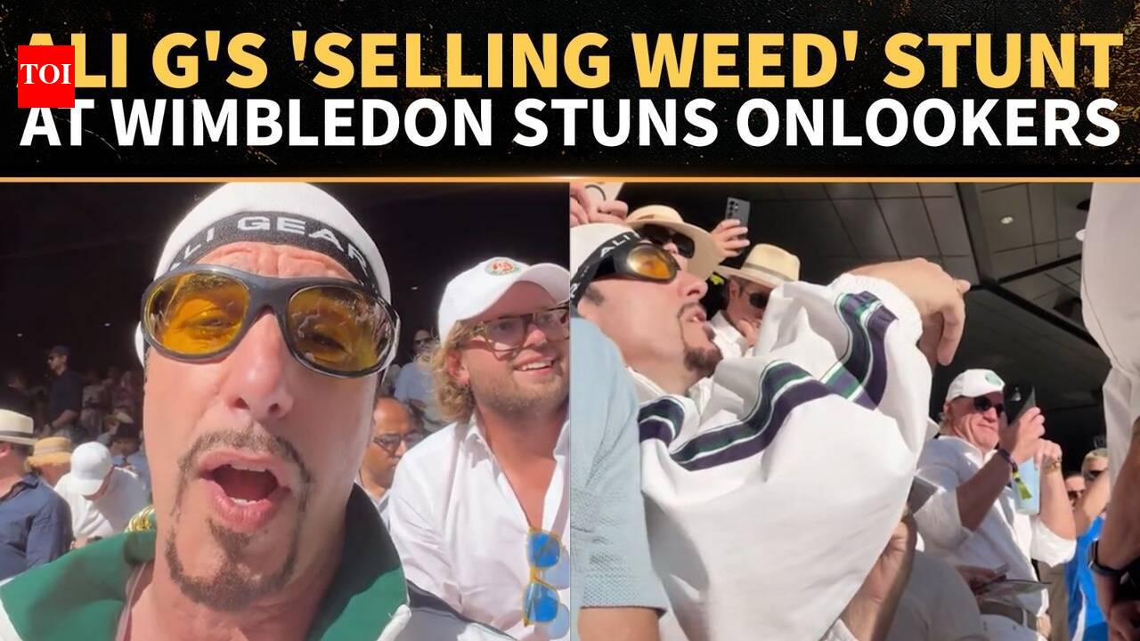 Ali G Leaves Wimbledon Crowd Speechless With Viral 'Selling Weed' Stunt