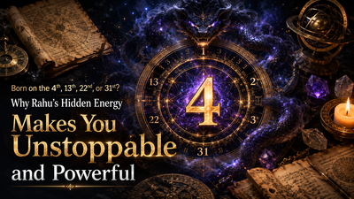 Born on the 4th, 13, 22, or 31st? Why Rahu’s Hidden Energy Makes You Unstoppable and Powerful