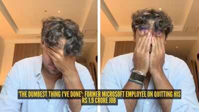 'The dumbest thing I've done': Former Microsoft employee on quitting his Rs 1.9 crore job