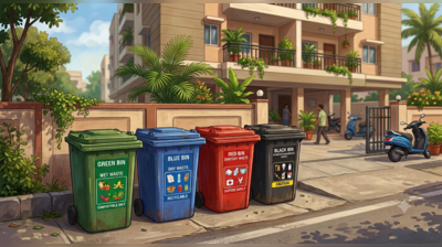 Four bins, zero clarity: Bengaluru residents seek answers on new waste rules