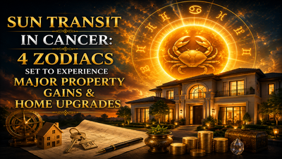 Sun Transit in Cancer: 4 Zodiac Signs Set for Major Property Gains and Home Upgrades