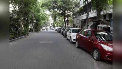 Illegal parking cleared from one side of Purna Das Road