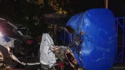 Racing to attend snatching call, cop among two dead after ERV rams tanker in Gurgaon