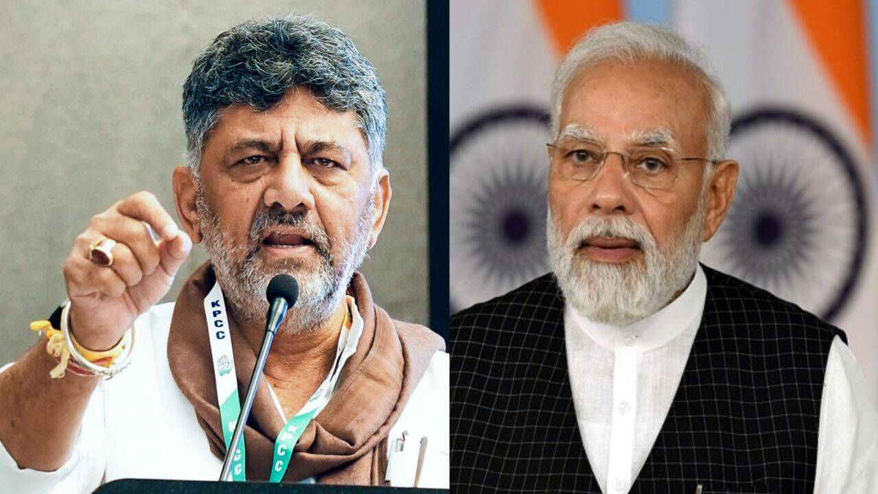 Karnataka CM DK Shivakumar writes to PM Narendra Modi as drought looms