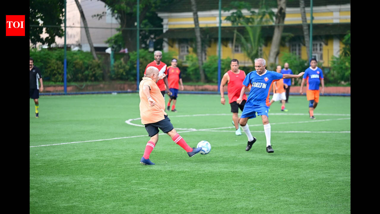 Game on: Goa's senior footballers are still scoring