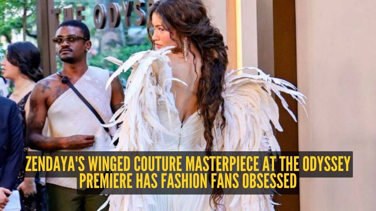 Zendaya's sculptural couture look for The Odyssey premiere is impossible to look away from