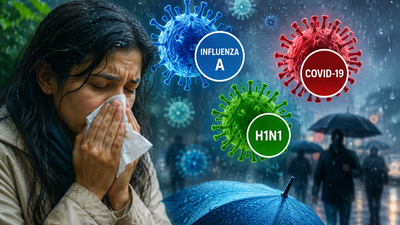 Doctors report rise in Influenza A, COVID-19 and H1N1 this monsoon: 'No need for panic, but there is a need for responsibility'