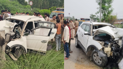 3 dead, 2 injured as SUV crashes into culvert on Lucknow–Prayagraj highway