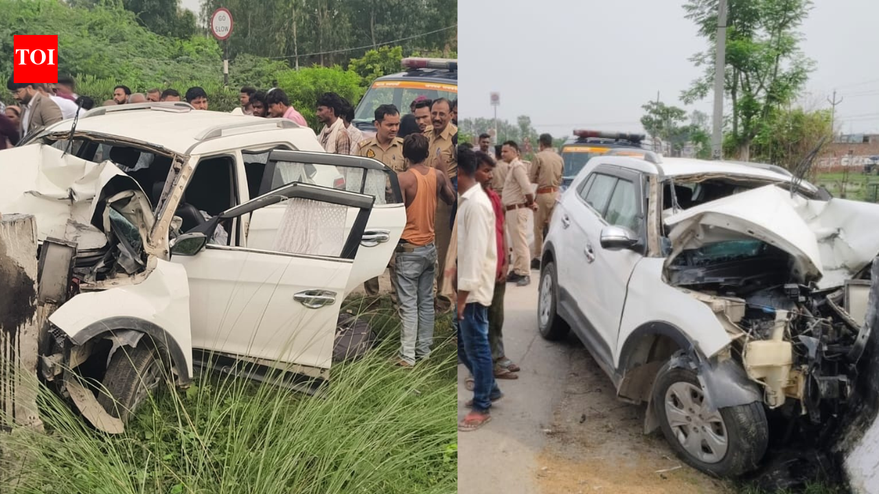 3 dead, 2 injured as SUV crashes into culvert on Lucknow–Prayagraj highway