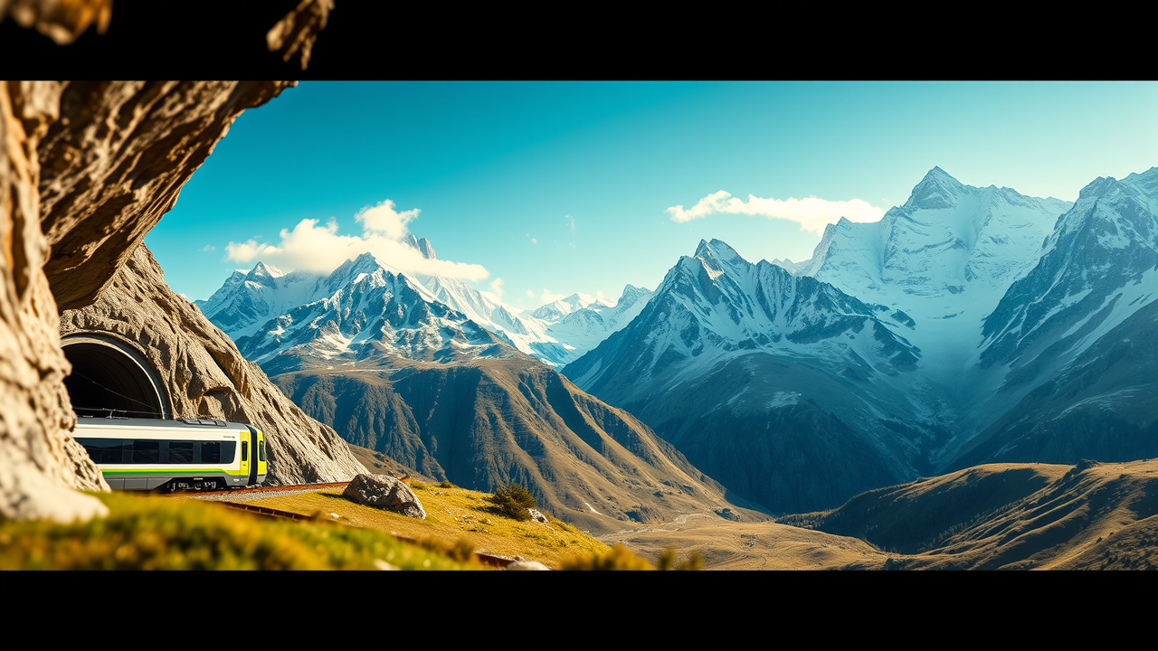 Switzerland built giant tunnels under the Alps to reduce truck traffic, but the project is now helping protect the country's mountains from climate threats