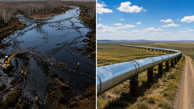 A Canadian pipeline company will pay $26.9 million after a rupture spilled 13,000 barrels of oil into a Kansas creek