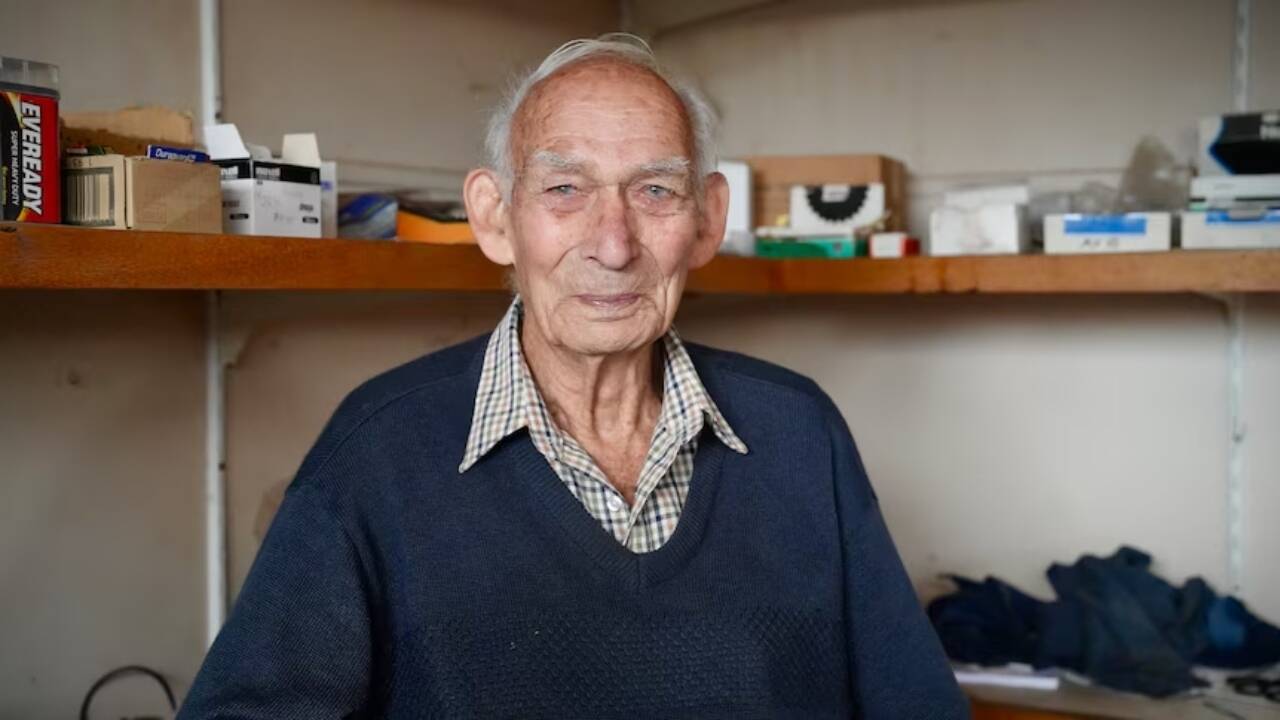 At 99, Ray Gloster still fixes cars six days a week in tiny Underbool, after 83 years on the job and a pending bid to be named the world’s oldest working mechanic