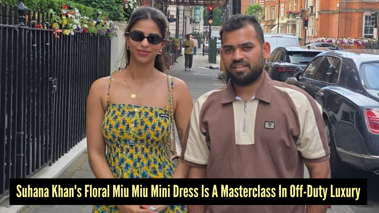 Suhana Khan delivers a Miu Miu fashion moment that London won't forget