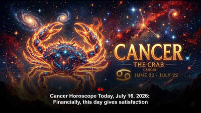 Cancer Horoscope Today, July 16, 2026: Financially, this day gives satisfaction