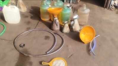 830 litre of stolen fuel seized, 1 held