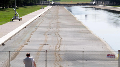Why was Washington reflecting pool drained again weeks after $14M renovation